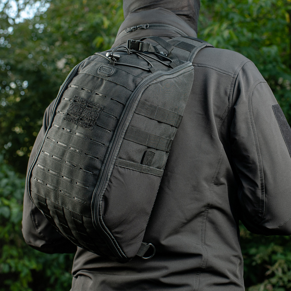 Рюкзак однолямочный M-Tac Armadillo Black Фото 4